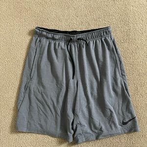 Mens Nike Dryfit Medium Grey Athletic Shorts